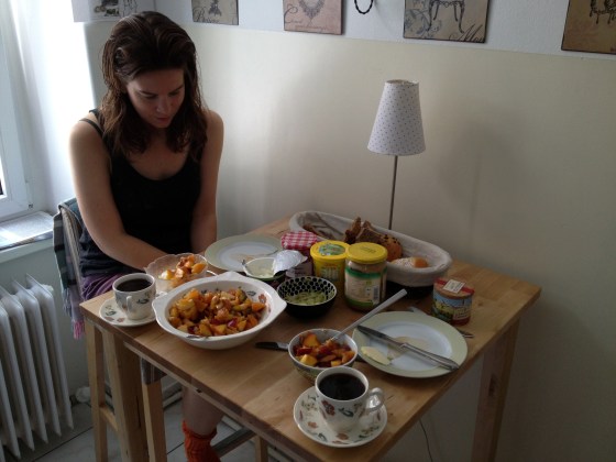 Beautiful breakfast in Berlin