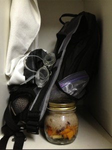 A portable post-swim snack